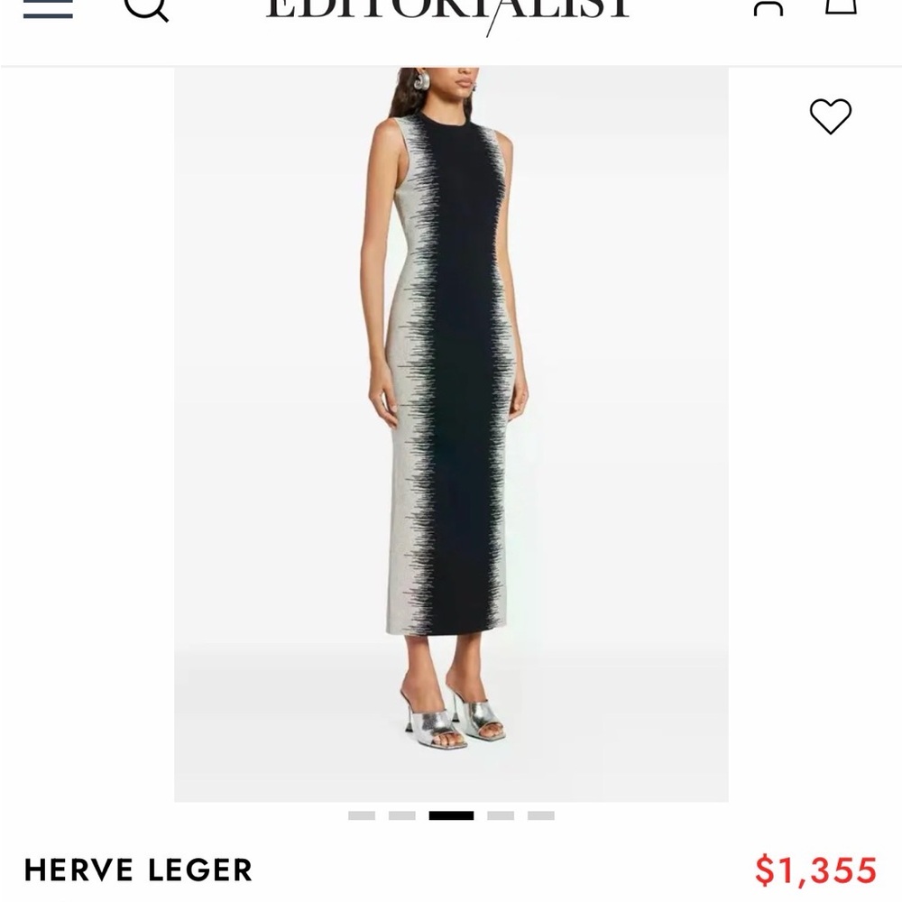 Herve Leger Ruby Gown